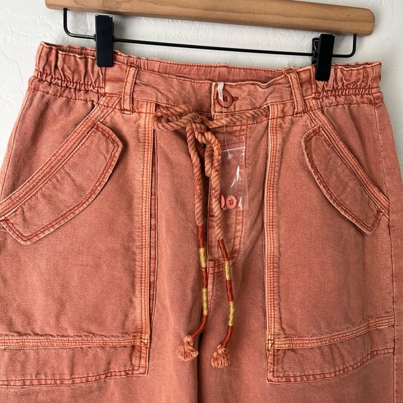 NEW Free People to the extreme barrel pants small - Picture 7 of 11